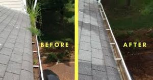 Gutter Cleaning Wichita Before and After